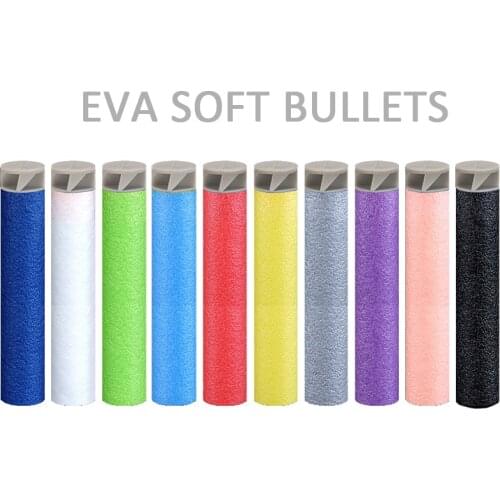 Spiral Soft Bullets EVA Foam Dart Nerf Elite Gun Bullet Kids Boy Toy Gun Accessories