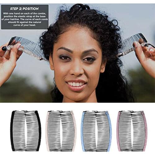 Magic 20/30 Hair Combs Vintage Banana Hair Clip Flexibel Hairclip Stretchable Double Slide Comb Clip Hairpins Hair Tools