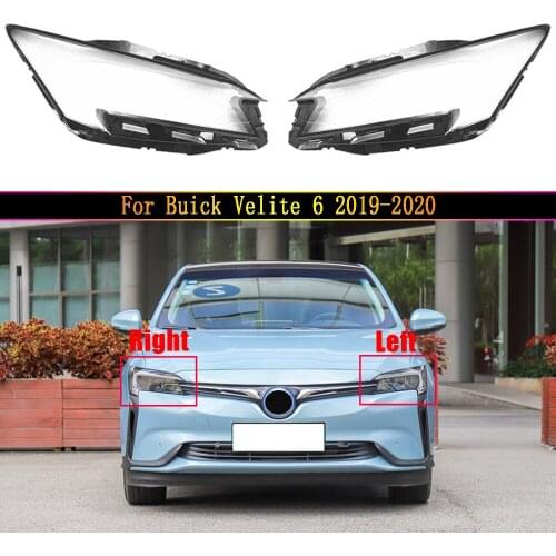 Car Front Protection Case Shell Transparent headlight housing Lens Glass Cover lampshade Lamp For Buick Velite 6 2019 2020