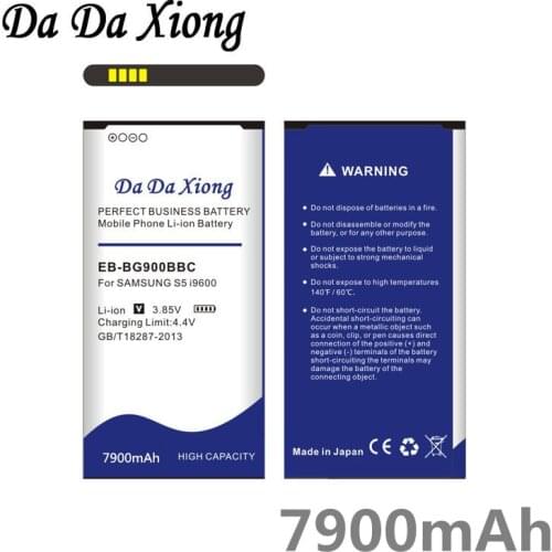 Da Da Xiong 7900mAh EB-BG900BBC Li-ion Phone Battery for Samsung Galaxy S5 I9600 g910L/910S/910K/G9006V/G9008V/G9009D/G900