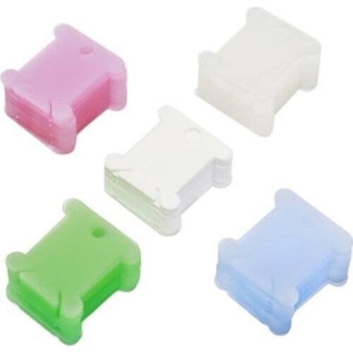 50pcs Embroidery Thread holder Floss Craft Bobbin Cross Stitch Storage Holder Plastic Sewing Thread Board Thread Organizer