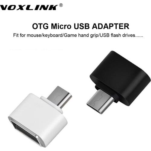 VOXLINK Mini OTG Adapter for Mobile Phone Tablet Card Reader Micro USB adapter for Flash Mouse Keyboard Expansions OTG Converter