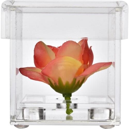 Acrylic flower box 1 holes