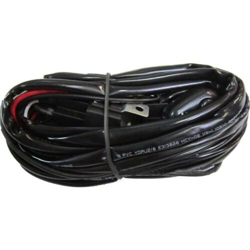 9.84ft Car Wiring Harness 40A Power Relay with Switch for 300W LED Light Bars