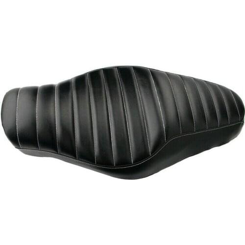 Black Custom Motorcycle Rider Driver Passenger Seats Two Up Seat For Harley Sportster 883 Iron XL883 XL1200 48 72 1200