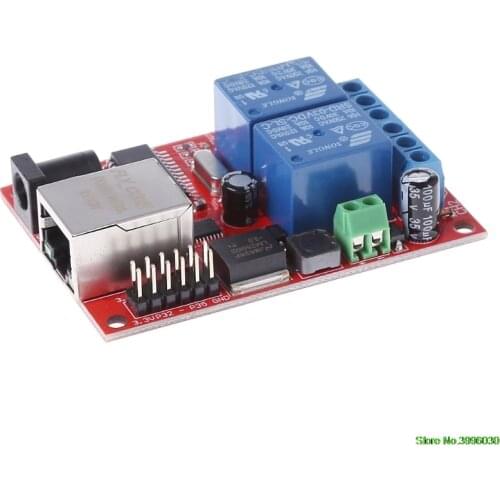 LAN Ethernet 2 Way Relay Board Delay Switch TCP/UDP Controller Module WEB Server Great Value