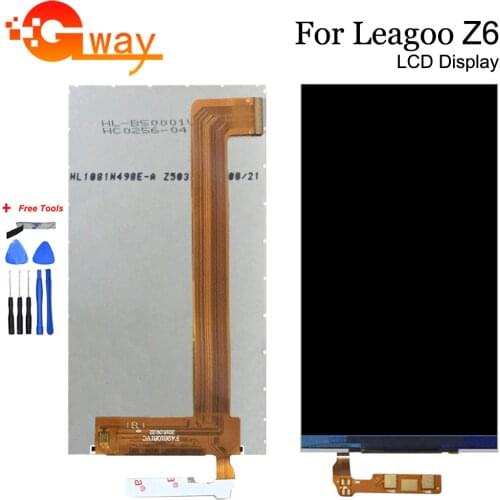 FSTGWAY For 4.97" Leagoo Z6 LCD Display Mobile Phone Accessories LCD Only For Leagoo Z6 With Tools And Adhesive