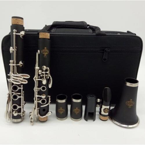 New MFC Professional Bb Clarinet R13 Bakelite Clarinets Nickel Silver Key Musical Instruments Case Mouthpiece Reeds