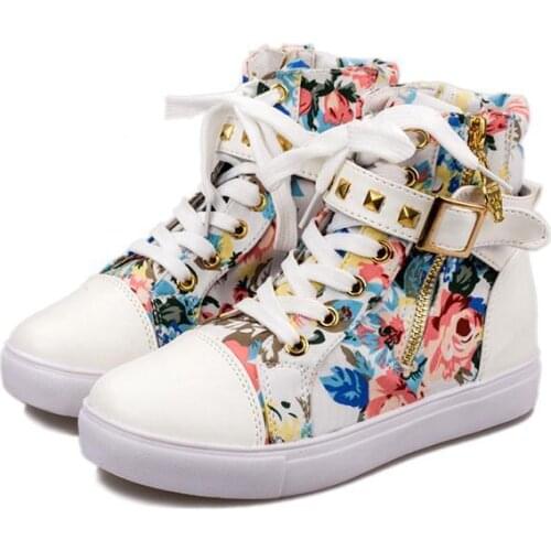 White Fashion Women Casual Shoes Flat High Top Female Pink Sneakers for Women Platform Cute Flat Shoes