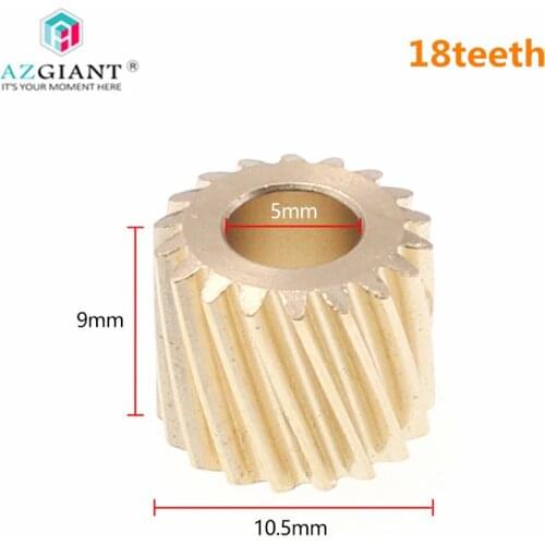 AZGIANT 1 set 18T 10.5*9mm brass parking brake actuator gear for Handbrake Module Motor for BMW X5 E70 X6 E71 E72 F15 GT535 E53