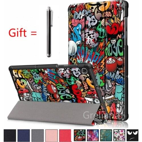Magnetic Case For Lenovo Tab M10/P10/E10 FHD Plus 10.3 Smart Cover TB-X606F/X505/X605F/X705L/X104F/X306F Folded Skin Stand cases