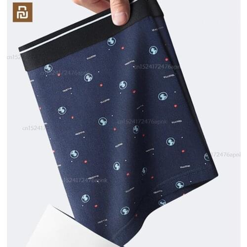 Xiaomi mijia mens underwear mens boxer shorts combed cotton small print boxer shorts