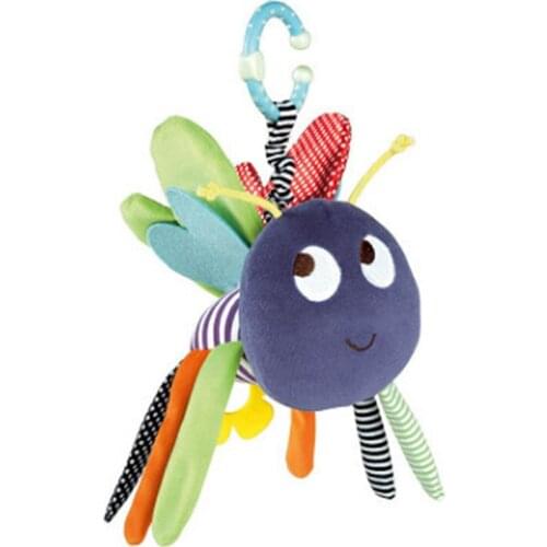 Cartoon Baby Toys Bed Stroller Baby Mobile Hanging Rattles Newborn Plush Infant Toys For Baby Boys Girls Gifts