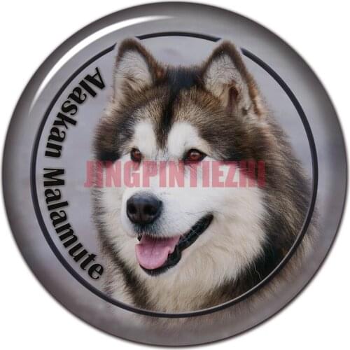Car Stickers Vinyl Motorcycle Decal Car Window Body Decorative Alaskan Malamute Dog Personality Car Stickers