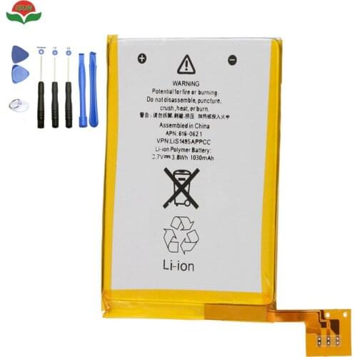 ISUN Original Quality Replacement Battery For iPod Touch 5th Generation 5 5g 1030mAh Battery With Free Repair Tools
