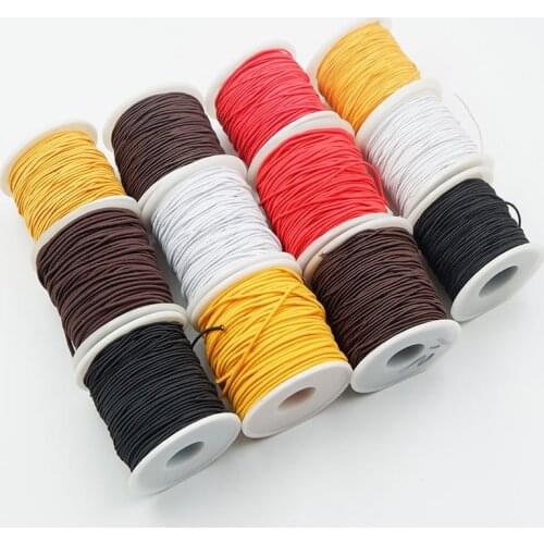 50M/Roll Strong Elastic Crystal Beading Cord 1mm for Bracelets Stretch Thread String Necklace DIY Jewelry Making Cords Line