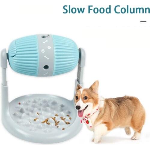 Dog Adjustable Roller Beneficial Food Toy Pet Slow Food Bowl Relieve Boredom And Entertaining Food Leakage Device