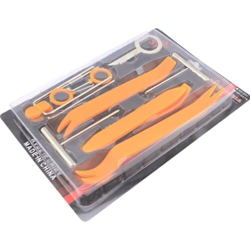 12 Pcs/set Remover Removal Puller Pry Tool Car Door Panel Trim Upholstery Retaining Clip Plier Tool Hand Tool Set