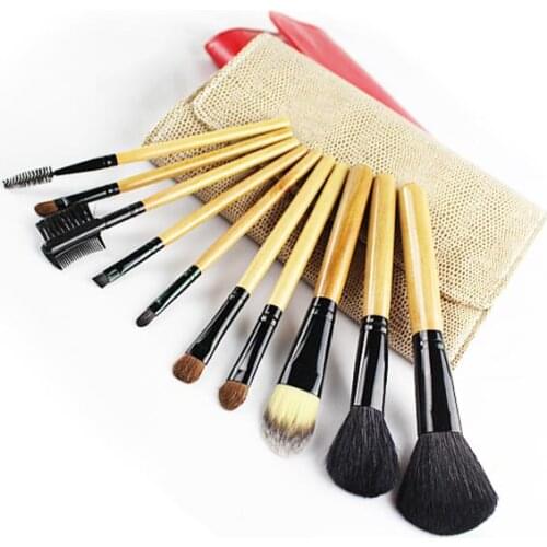 10 Pieces Cosmetic Set Makeup Kit Professional Makeup Accessories Brushes Tools Foundation Brush Sets & Kits High Quality