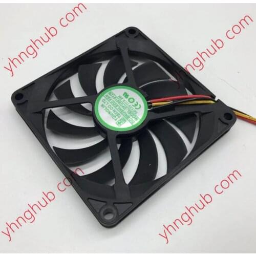 Young Lin DFC801012M DC 12V 2.2W 80x80x10mm 3-wIre Server Cooling Fan