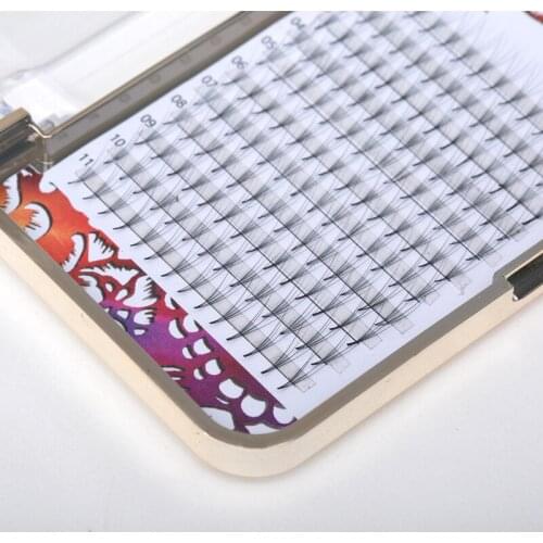 5 boxes/lot Natrual 0.07mm Thickness Silk Lashes 4D False handmade Eye lashes Make up Cilia Extension