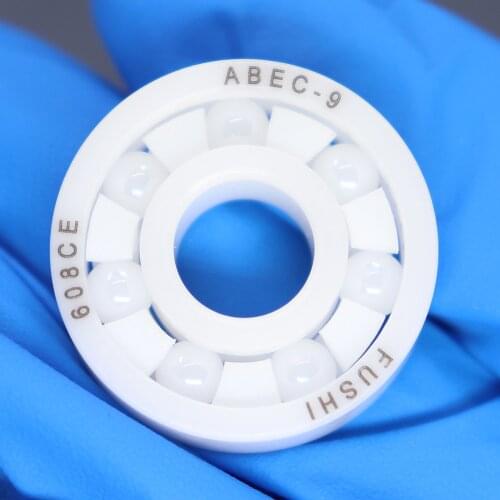 608 Full Ceramic Bearing ( 1 PC ) 8*22*7 mm ZrO2 Material 608CE All Zirconia Ceramic Ball Bearings