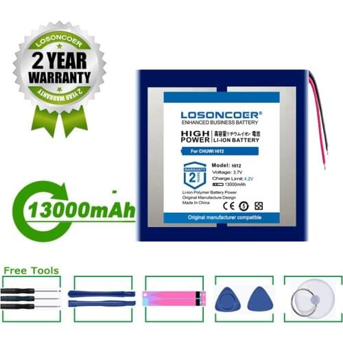 LOSONCOER Battery 13000mAh CWI527 CW1527 Battery For CHUWI Hi12 Dual Sys Tablet PC