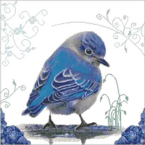Bluebird patterns Counted Cross Stitch 11CT 14CT 18CT DIY Chinese Cross Stitch Kits Embroidery Needlework Sets home decor