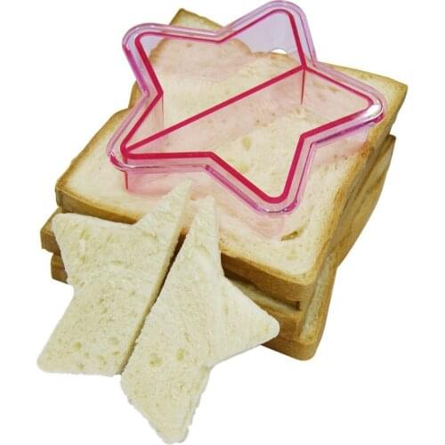 Kids Sandwich Cutters Mold Crust Cutter Toast Cookie Cutters Lunch Maker DIY Cute Shape Cooking Tools Kitchen Supplies