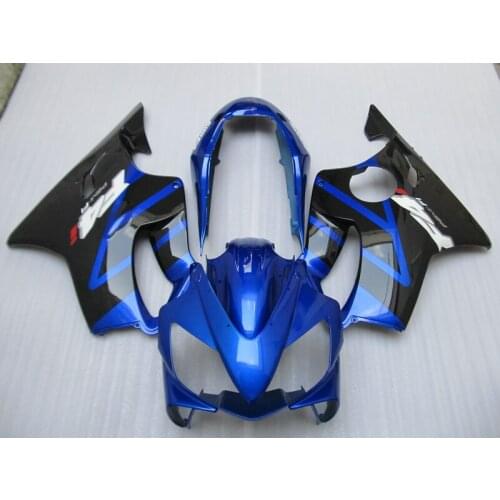Injection molding fairing kit for Honda CBR600 F4I 04 05 06 07 blue black fairings set CBR600 F4I 2004 2005 2006 2007 NJ02