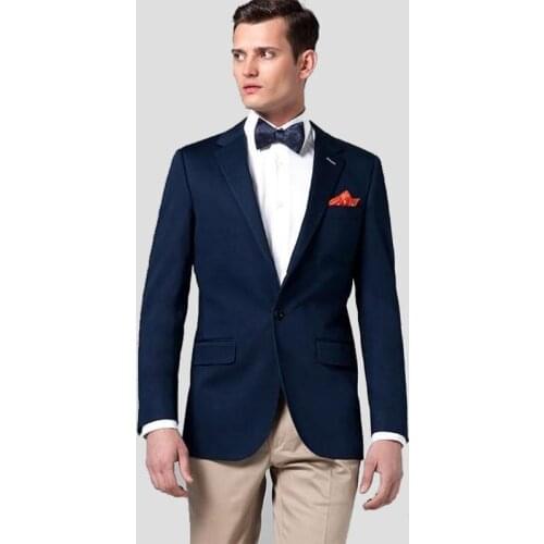 Handsome Groomsmen Notch Lapel Groom Tuxedos Mens Wedding Dress Man Jacket Blazer Prom Dinner (Jacket+Pants+Tie) K110