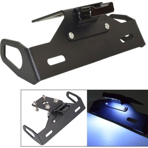 Rear License Plate Frame Holder Bracket Tail Tidy with Led Light For KAWASAKI Z 1000 R Edition Z1000R ZRT00H 2017 2018 2019 2020