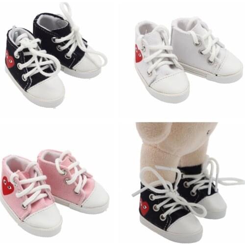 1 Pair Dolls Shoes 5.5*2.8cm fit 20cm EXO Dolls Toy Accessories for 14.5inch Dolls as For Russian Handmade Dolls Children Toys