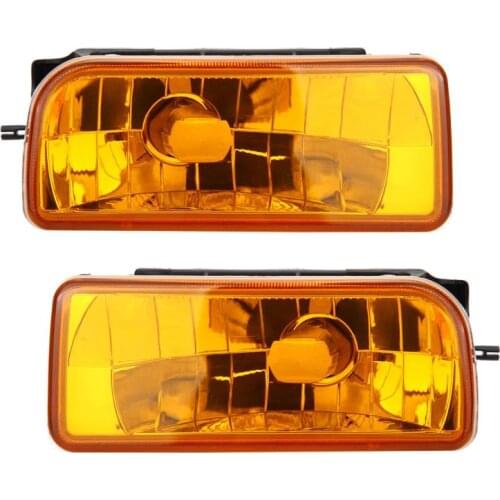 Left & Right Car Fog Lights For BMW E36 318i 318ti 323i 328i 1992-1998 Front Bumper Headlight Fog Lamp Housing Cover