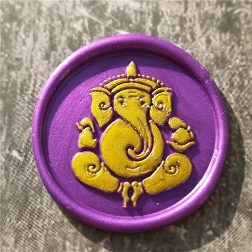 Lord Ganesha Seal Stamp,Ganesha seal stamp,Party Wax Seal Stamp Kit invitation seals,gift envelop packing seal