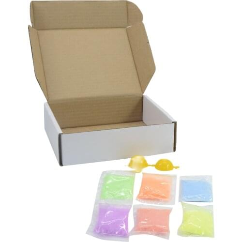 Make Your Own DIY Magic Bouncy Balls Craft Kit for Kids - Create Your Own Metallic & Light-up STEM Science Birthday Party Favors