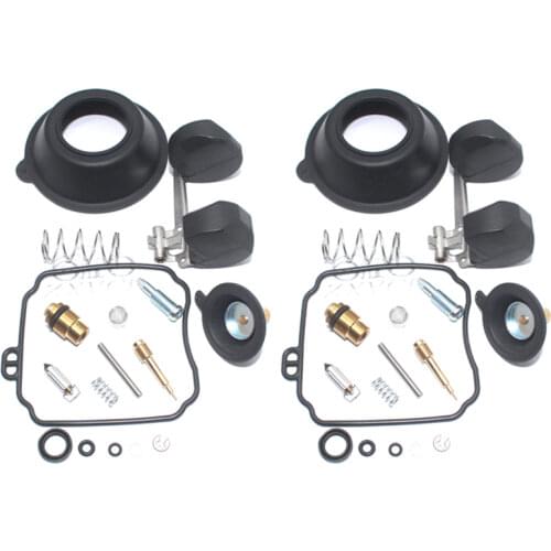 2 SET motorcycle carburetor repair kit for XVS650 V-STAR 1998-2015 XVS 650 Plunger vacuum diaphragm Float