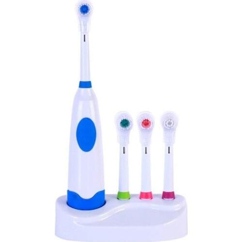 New Design Toothbrush Electric Toothbrush Children Battery Operated Waterproof With 3 Replaceable Heads Dental Care 20#814