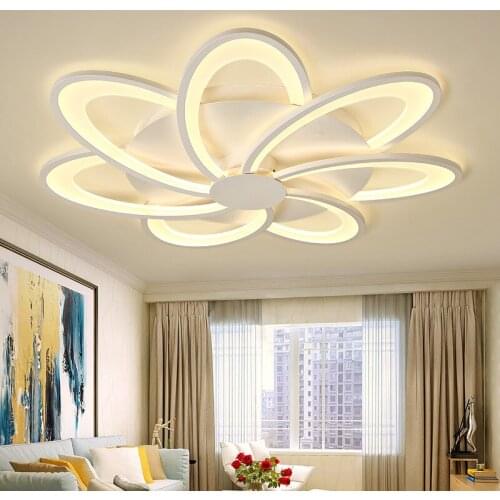 New Ceiling Light Modern Led Lighting Luxury Decoration Restaurant Creative Acrylic Bedroom Living Room Hall Flower Nordic Lamp