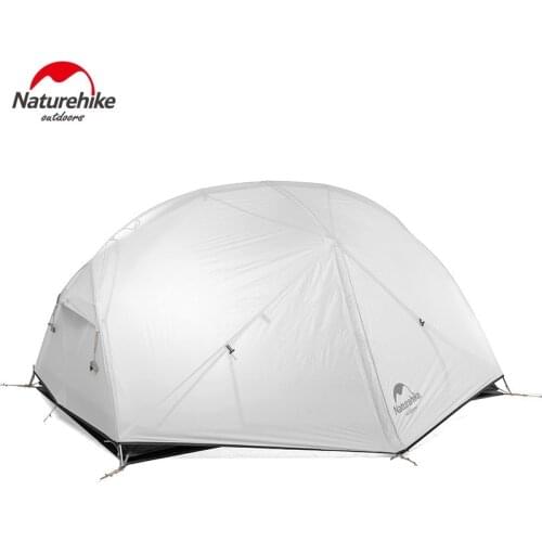 Naturehike Mongar Outdoor Camping Tent 20D Nylon Fabric Double Layer Waterproof For 2-3 Persons 4 Seasons Travel Hiking Tents