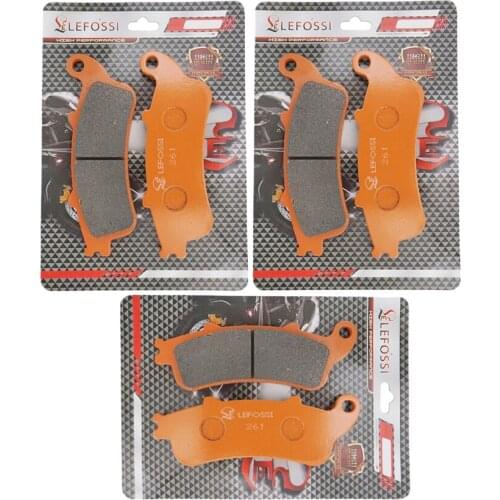 Motorcycle Front Rear Carbon Fiber Brake Pad Brakes for HONDA F6B Goldwing 1800 VFR 800 A Fi ST 1300 CBR 1100 VTX 1800 2002-2008