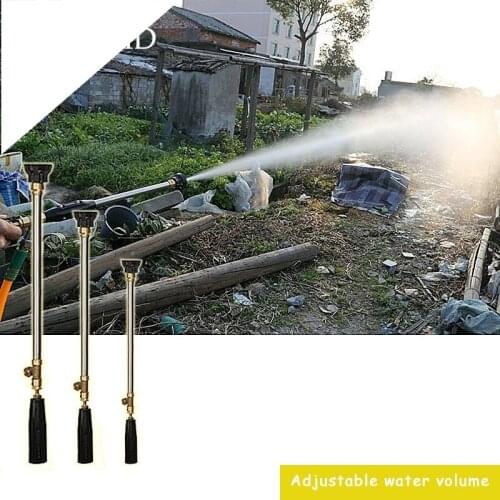 Garden Plant Irrigation Spray Gun Adjustable Atomization Hand-held Windproof Metal Sprayer Agricultural Irrigation Fight Drugs