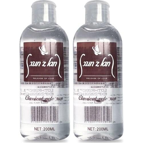 200ml Strawberry Flavor Edible Lubricant for Anal Vaginal Oral Sex Silicone Lubricating Oil Adult Sex Products Body Massage Gel