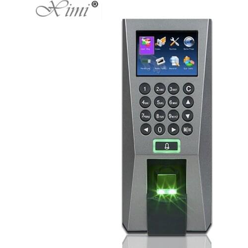ZK F18 Biometric Fingerprint RFID Access Control Keypad System Electronic USB Time Clock Recorder Time Attendance Machine