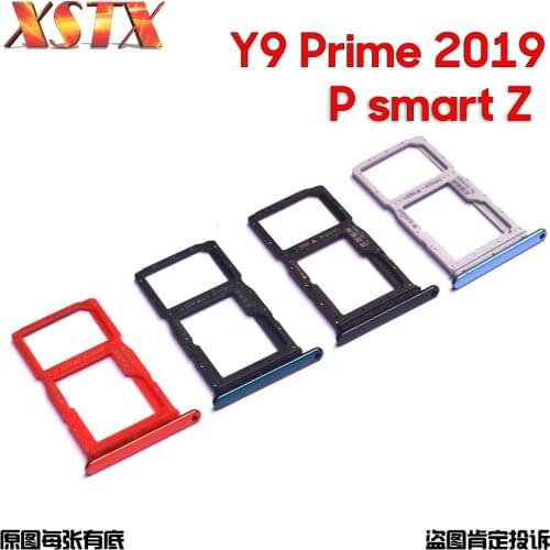 For Huawei P smart Z Y9 Prime 2019 SIM Tray Holder SD Card Reader Slot Adapter Replacement