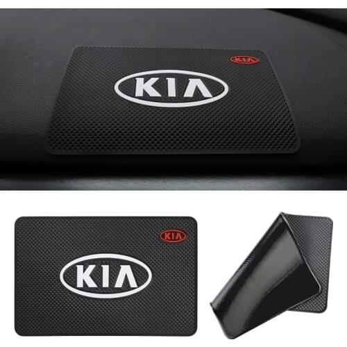 1Pcs Car Dashboard Sticky Anti-Slip PVC Mat For KIA Sid Rio Soul Sportage Ceed Sorento Cerato K2 K3 K4 K5 Accessories