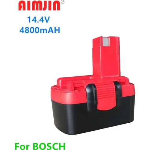 2021 100% NEW 14.4 V 4800mAh Ni-CD Power Tool Battery for Bosch BAT038 BAT140 BAT040 BAT041 BAT159 Free Shipping