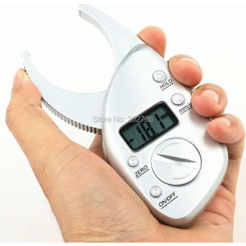 3 Pcs /Package Electronic Body Fat Caliper Monitors Analyzer Digital Skinfold Measurement Tester Caliper Muscle Keep Slim