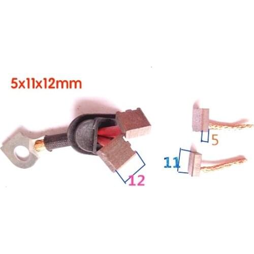 5x11x12mm carbon brush for KIA Maxima Wuling B12 Hyundai Elantra Sonata car starter motorcarbon brush