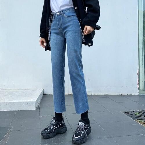 Velvet jeans for women winter warm vintage streetwear Straight denim pants black blue beige fleece mom jeans women Plus size